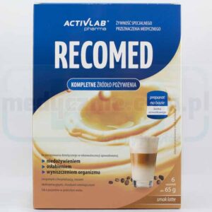 RecoMed cocktail nutrițional latte 65g 1pc